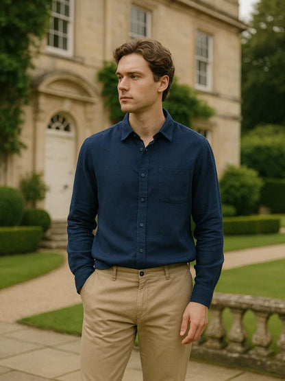 Linen Coast Shirt – Manly Man