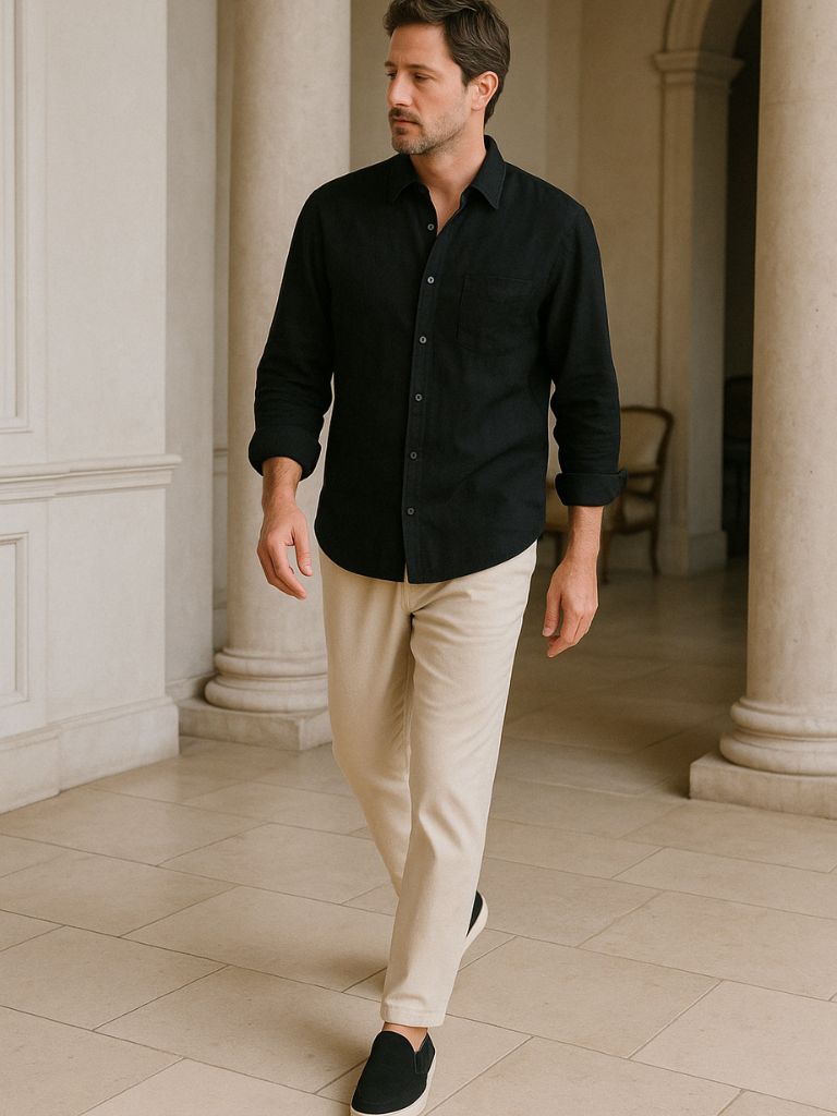 Linen Noire Set - Manly Man