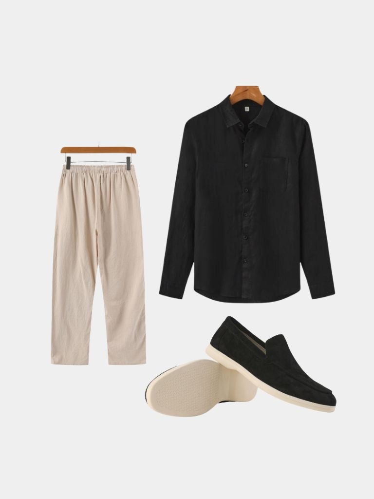 Linen Noire Set - Manly Man