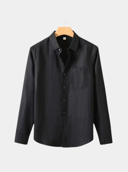 Long Sleeve Essential Linen Shirt - Manly Man