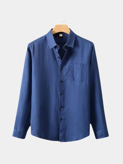 Long Sleeve Essential Linen Shirt - Manly Man