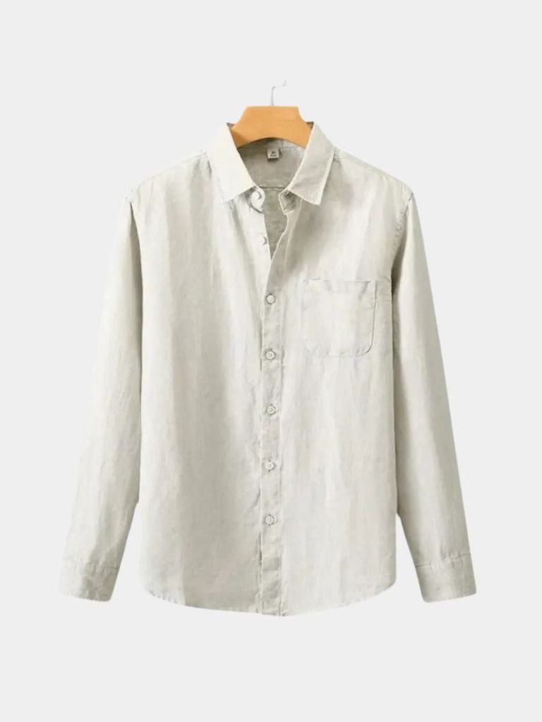 Long Sleeve Essential Linen Shirt - Manly Man