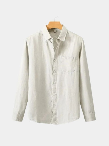 Long Sleeve Essential Linen Shirt - Manly Man