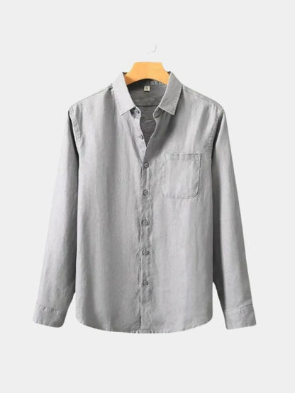 Long Sleeve Essential Linen Shirt - Manly Man