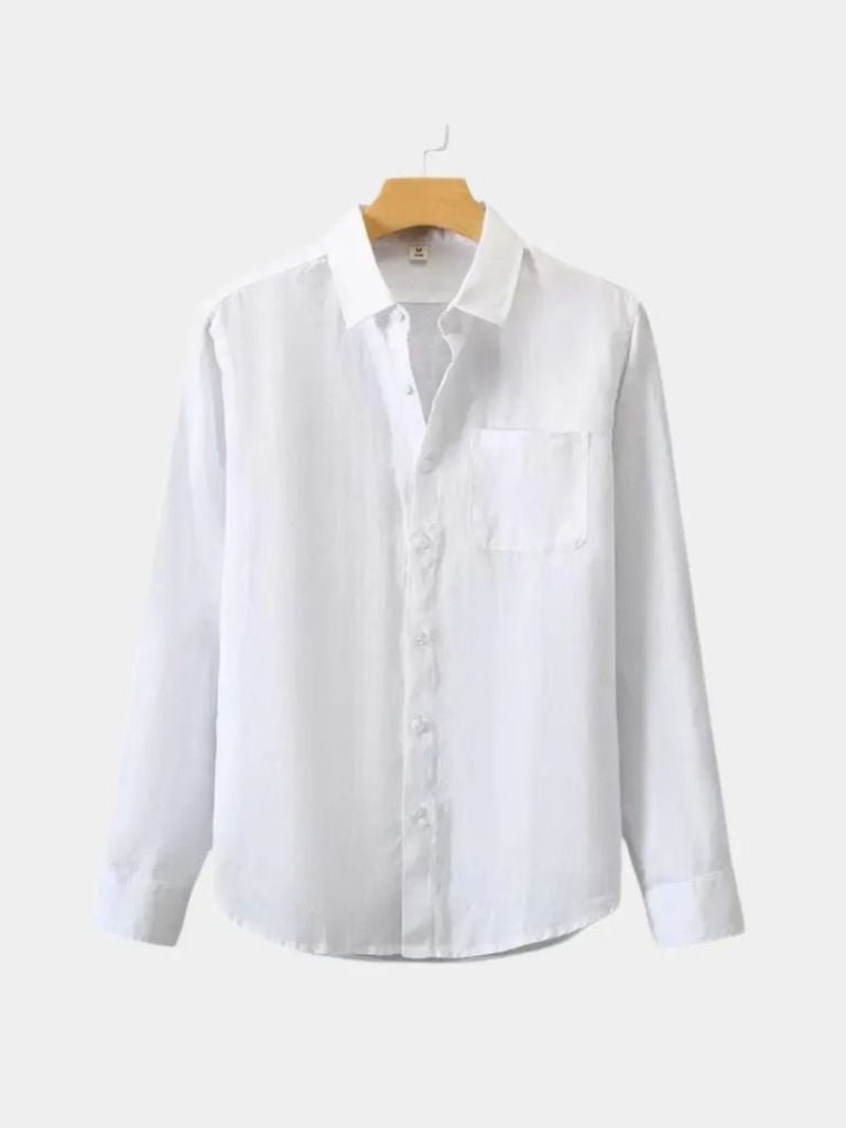 Long Sleeve Essential Linen Shirt - Manly Man