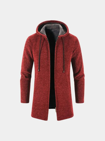 Lugano Knitted Hooded Winter Coat