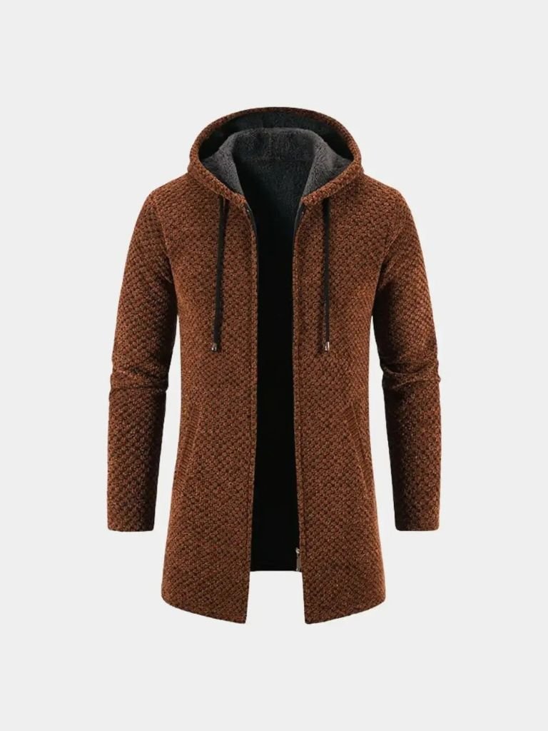 Lugano Knitted Hooded Winter Coat