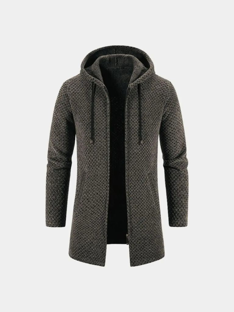 Lugano Knitted Hooded Winter Coat