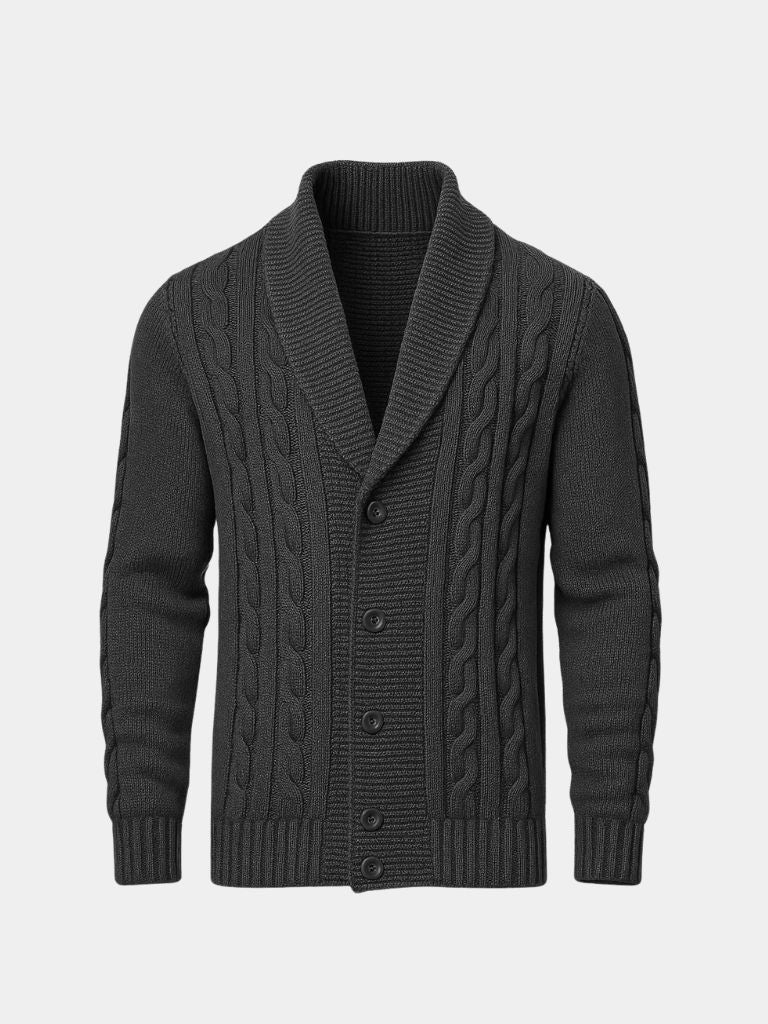 Men's Elegant Knit Cardigan - Manly Man