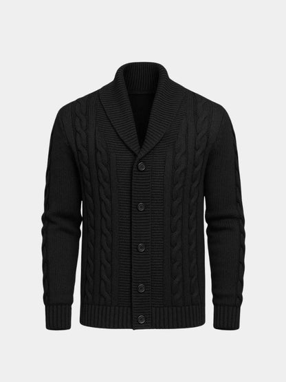Men's Elegant Knit Cardigan - Manly Man