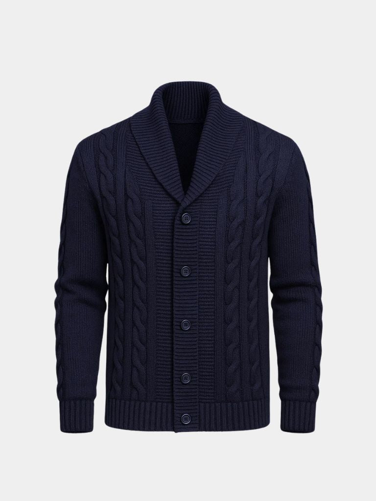 Men's Elegant Knit Cardigan - Manly Man