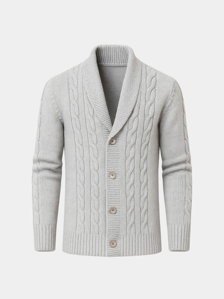 Men's Elegant Knit Cardigan - Manly Man