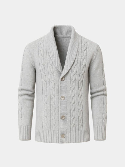 Men's Elegant Knit Cardigan - Manly Man