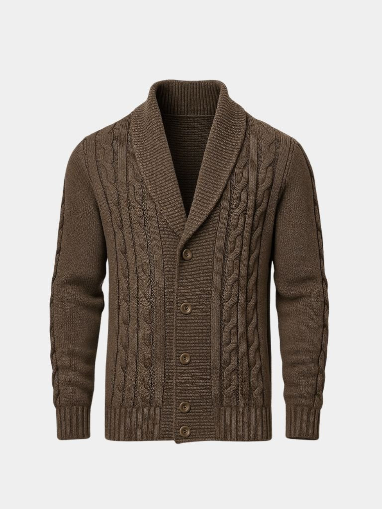 Men's Elegant Knit Cardigan - Manly Man