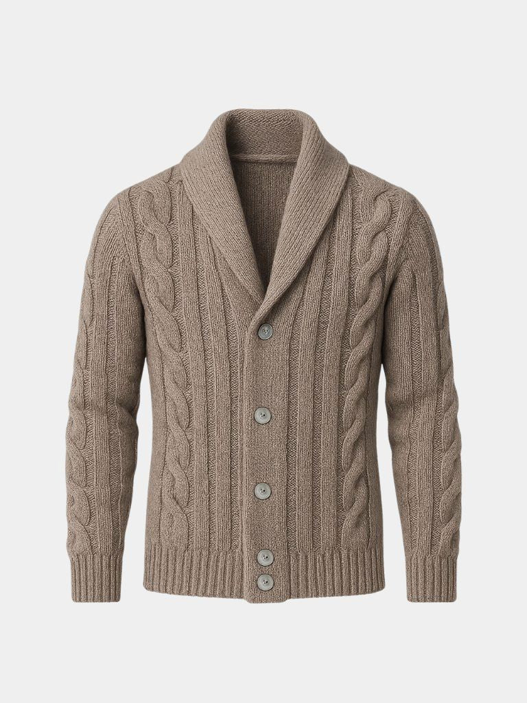Men's Knitted Cardigan - Manly Man