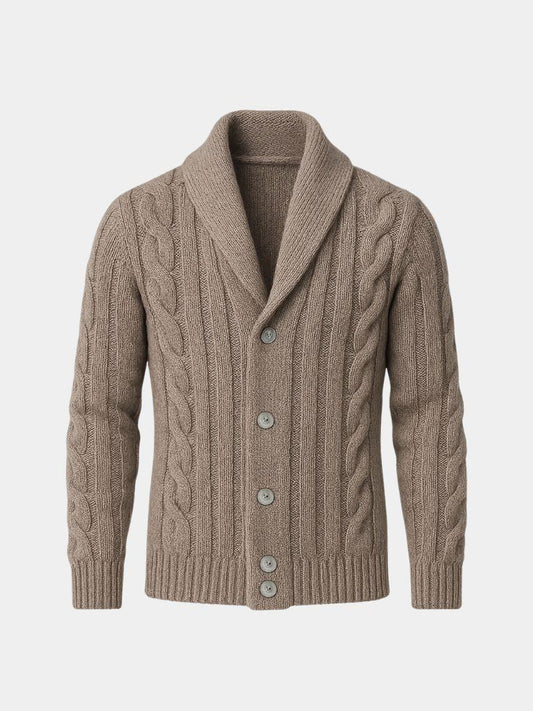 Men's Knitted Cardigan - Manly Man