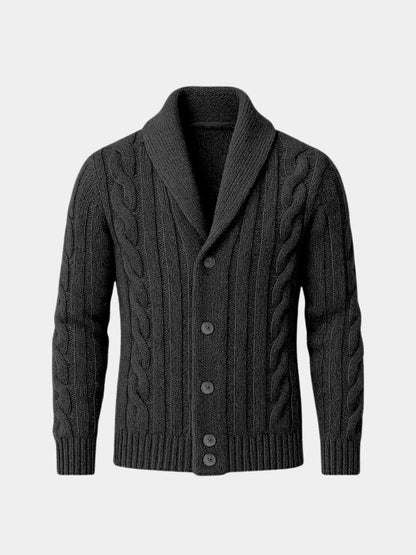 Men's Knitted Cardigan - Manly Man