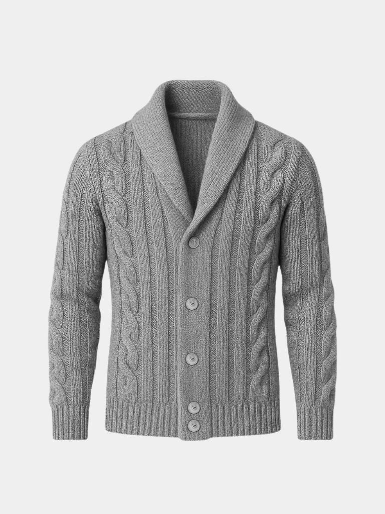 Men's Knitted Cardigan - Manly Man