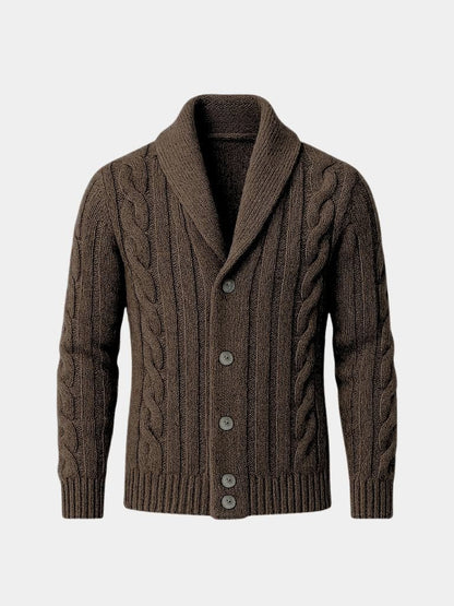 Men's Knitted Cardigan - Manly Man
