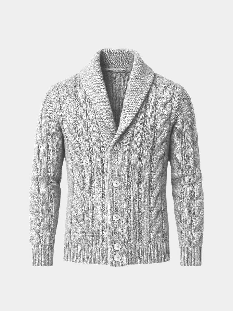Men's Knitted Cardigan - Manly Man