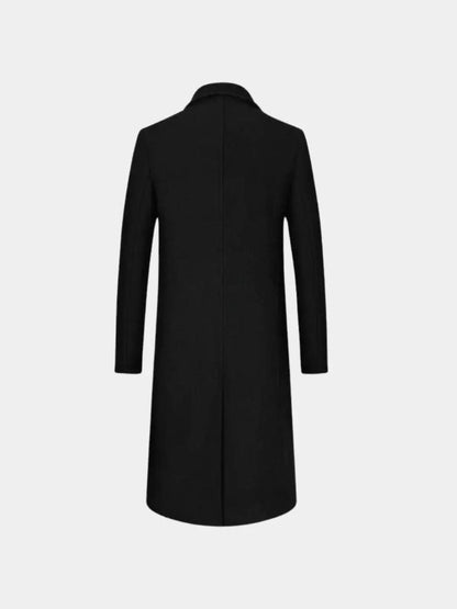 Mens Wool Blend Trench Coat - Manly Man