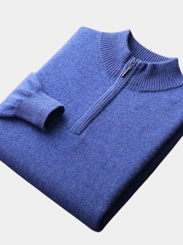 Merino Half Zip Sweater - Manly Man