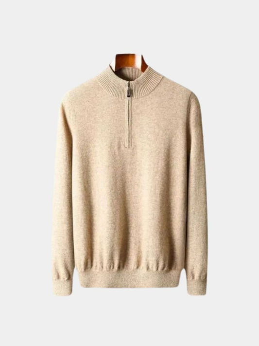 Merino Half Zip Sweater - Manly Man