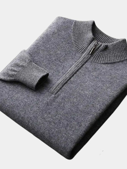 Merino Half Zip Sweater - Manly Man