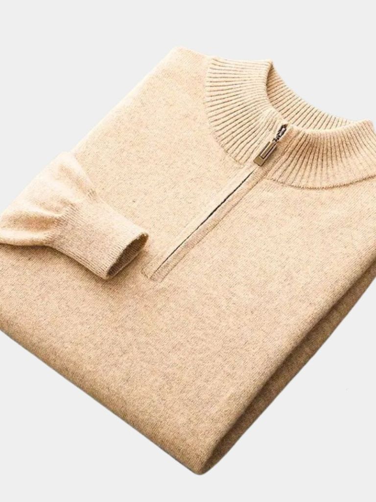 Merino Half Zip Sweater - Manly Man