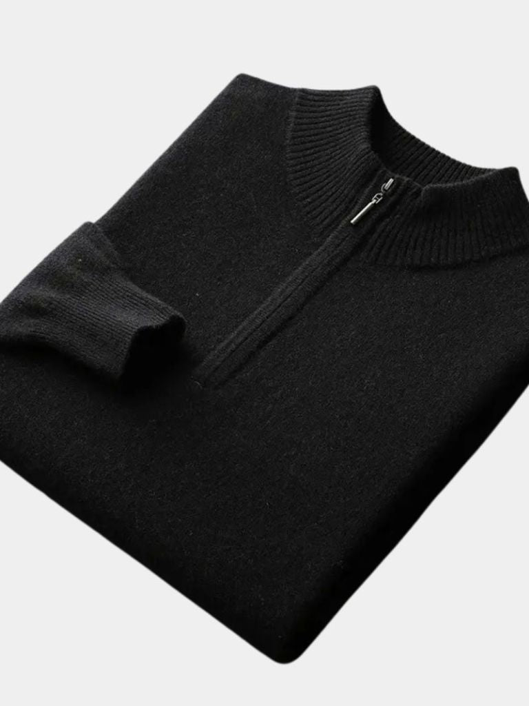 Merino Half Zip Sweater - Manly Man