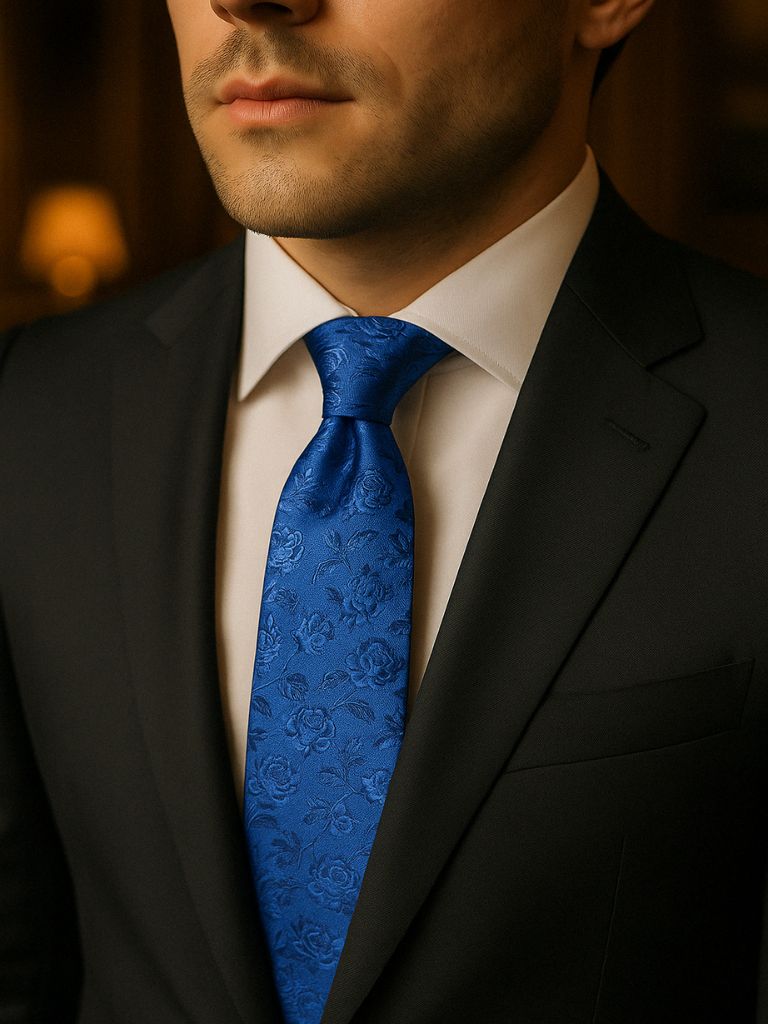 Midnight Petal Vintage Tie – Manly Man