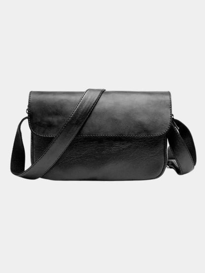 Milan Essential Leather Shoulder Bag - Manly Man