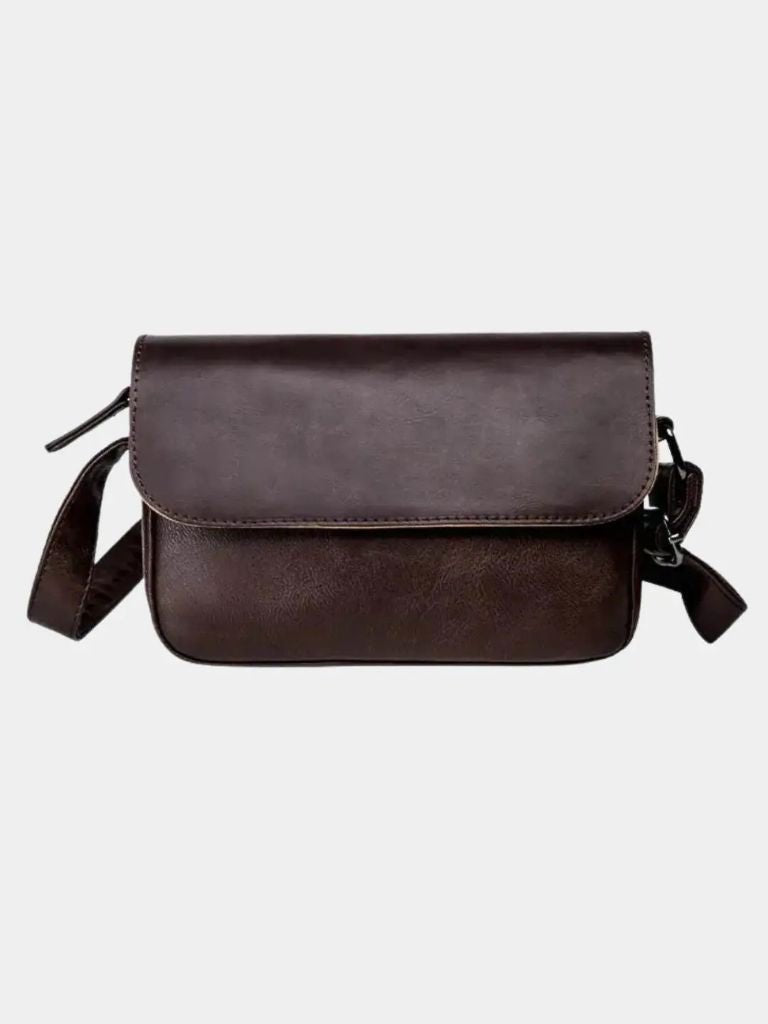 Milan Essential Leather Shoulder Bag - Manly Man