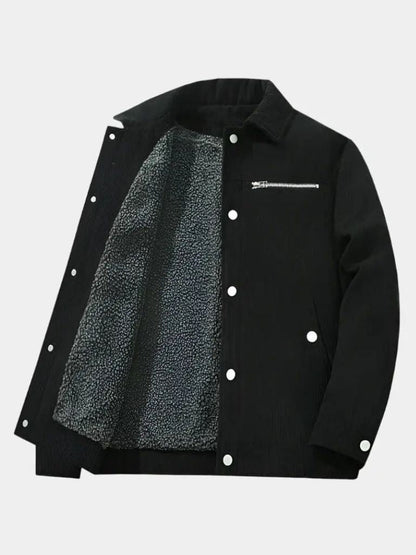 Minimalist Corduroy Sherpa Jacket - Manly Man