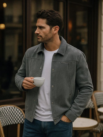 Minimalist Corduroy Sherpa Jacket - Manly Man