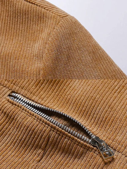 Minimalist Corduroy Sherpa Jacket - Manly Man