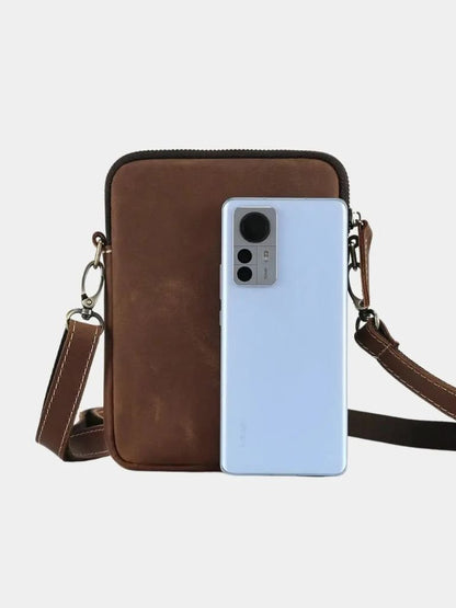 Bolso bandolera minimalista de piel - Manly Man