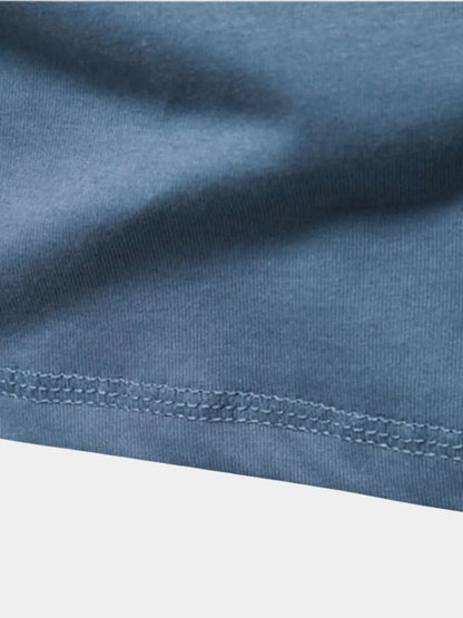 Minimalist Henley Neck Long Sleeve T-Shirt - Manly Man