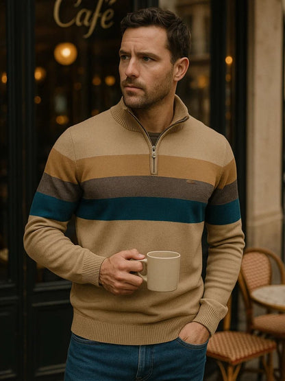 Minimalist High Collar Sweater - Manly Man