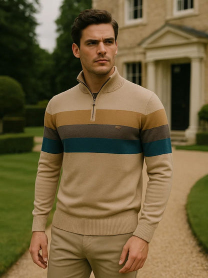 Minimalist High Collar Sweater - Manly Man