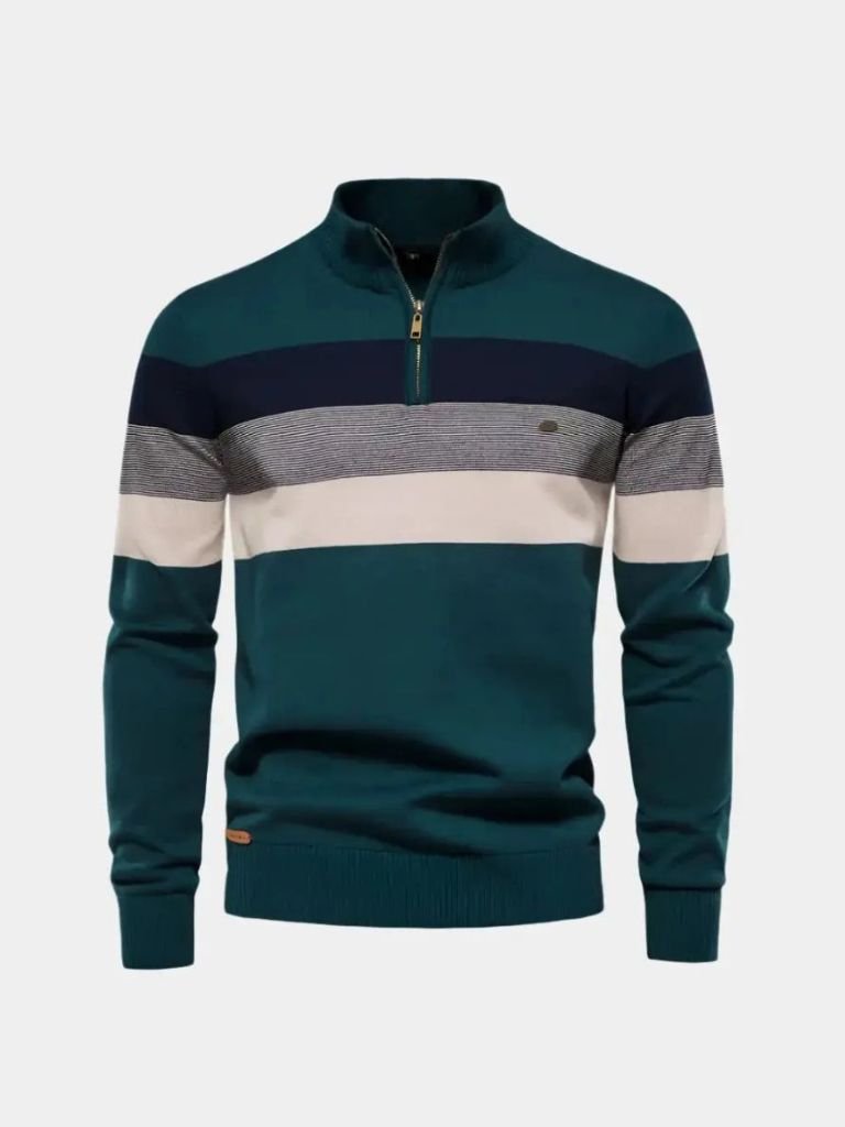 Minimalist High Collar Sweater - Manly Man