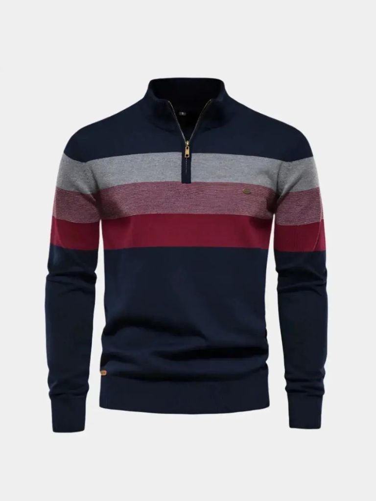 Minimalist High Collar Sweater - Manly Man