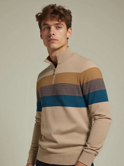 Minimalist High Collar Sweater - Manly Man