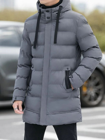 Minimalist Long Puffer Jacket - Manly Man