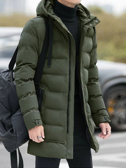 Minimalist Long Puffer Jacket - Manly Man