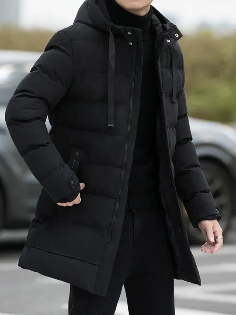 Minimalist Long Puffer Jacket - Manly Man