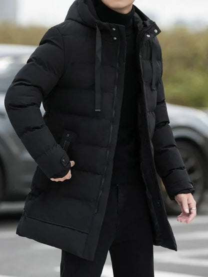 Minimalist Long Puffer Jacket - Manly Man