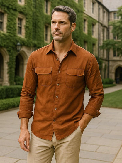 Minimalist Long Sleeve Shirt - Manly Man