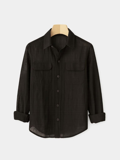 Minimalist Long Sleeve Shirt - Manly Man