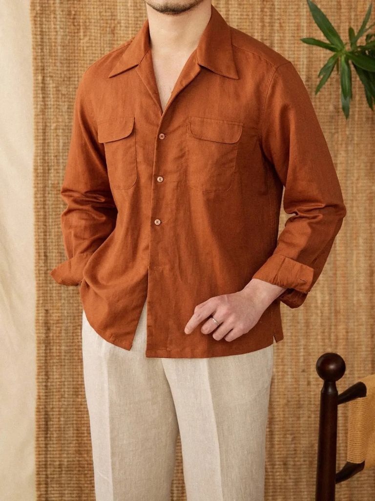 Minimalist Long Sleeve Shirt - Manly Man